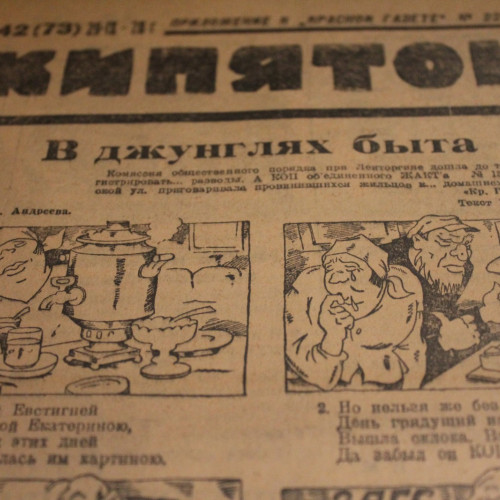 «Я без пропитания оставаться не могу...»
